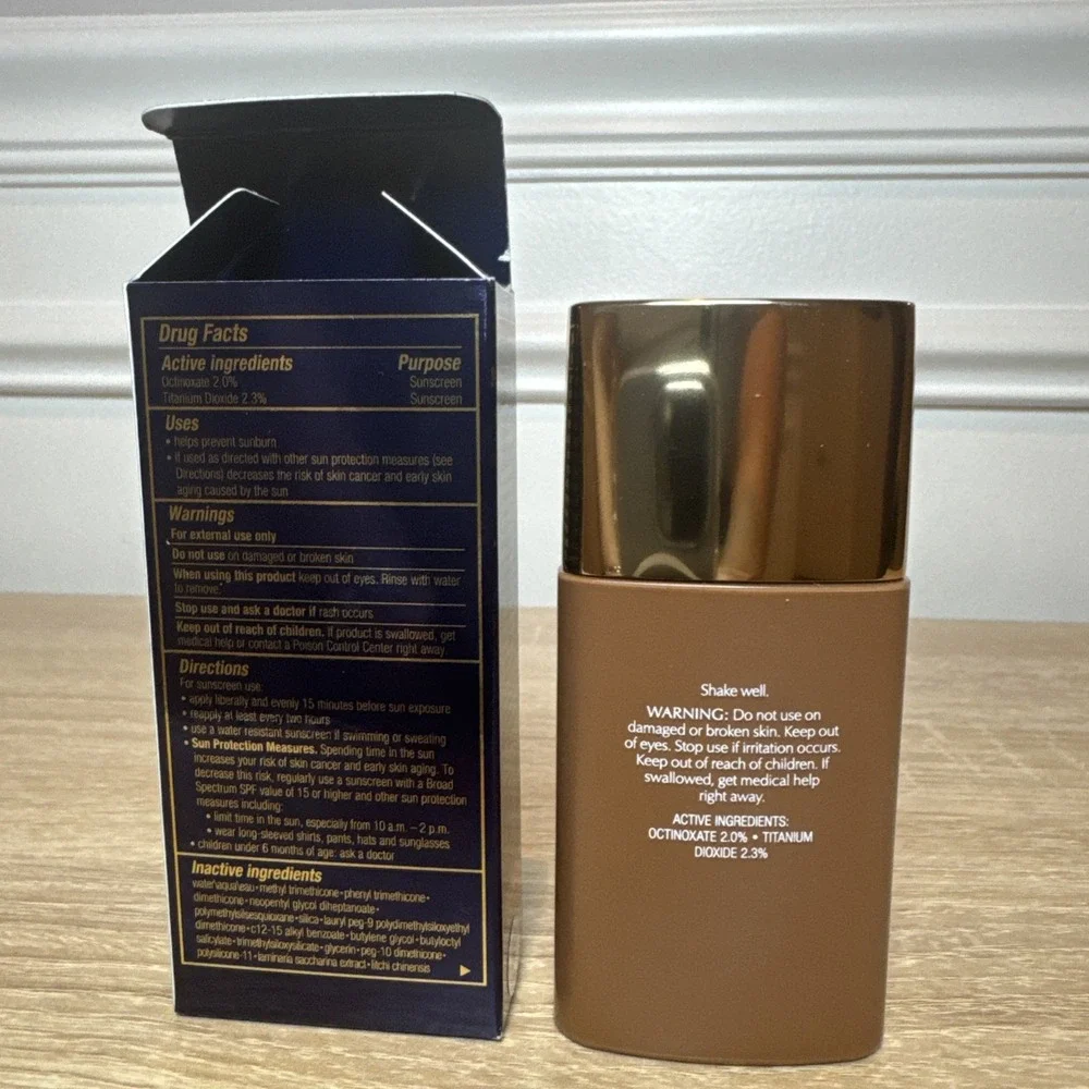 Estee Lauder Double Wear Sheer Long-Wear Makeup SPF19 7W1-DEEP‎ SPICE 1 FLOZ NWB